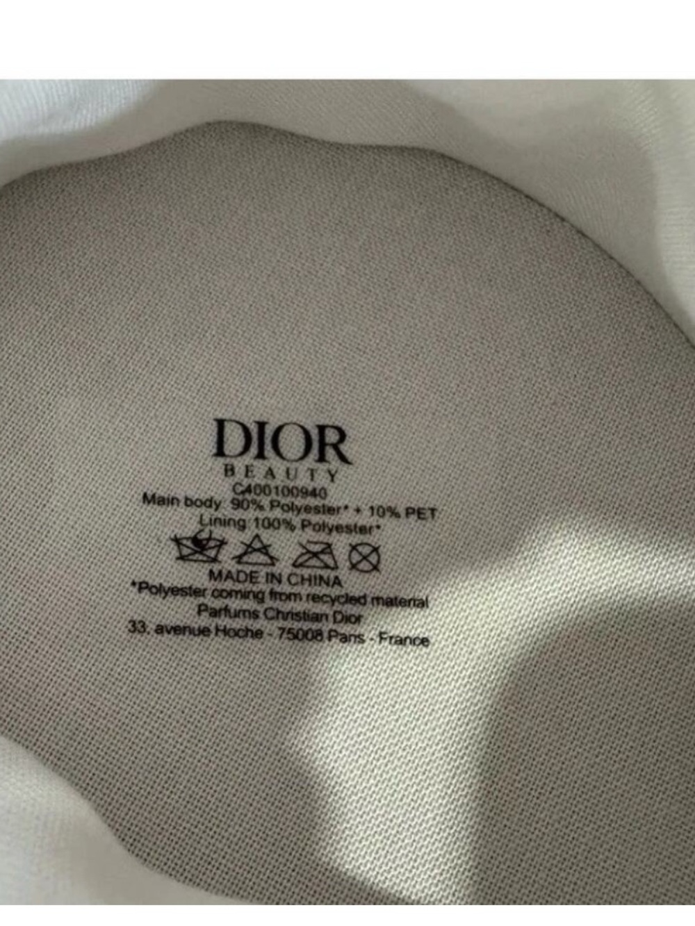 Dior Gold Glitter Jewelry Pouch Makeup Case - Picture 7 of 10